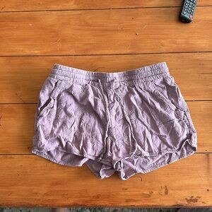 Anthropologie Purple Lounge Shorts